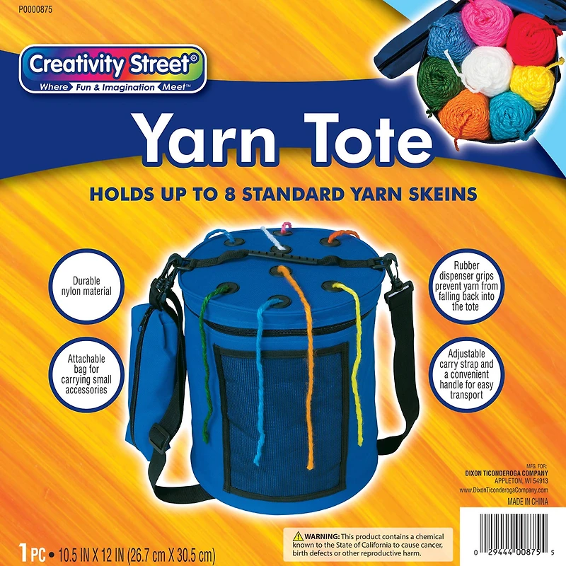 Creativity Street® Blue Yarn Tote