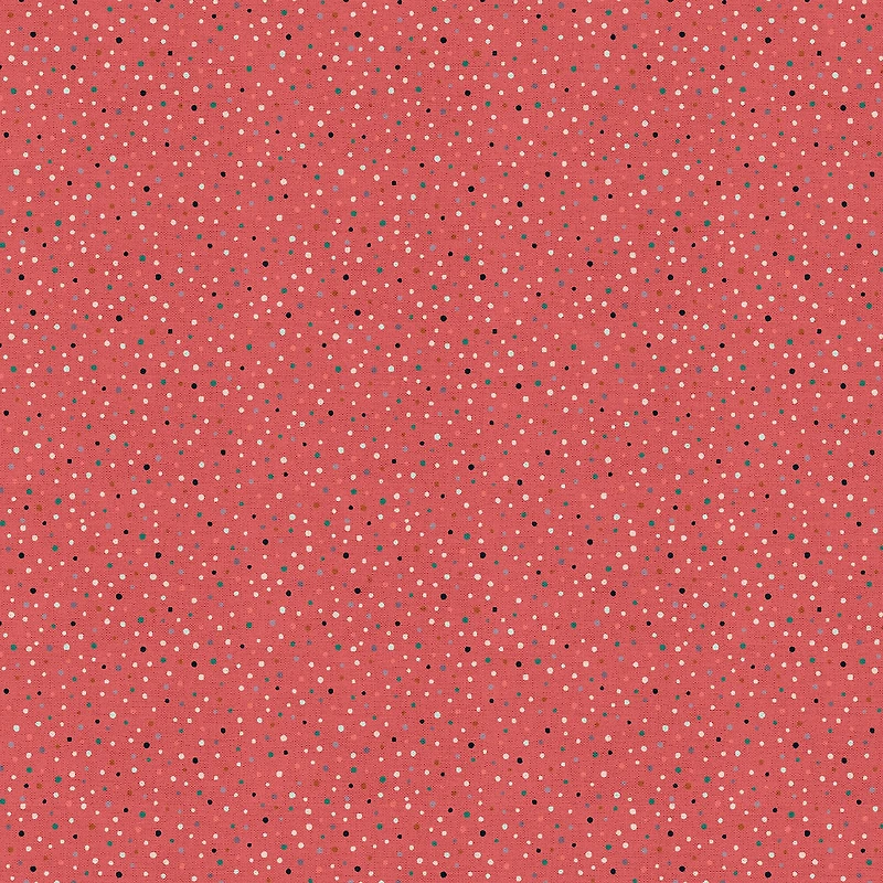 Fabric Editions Pink Ditsy Dot Cotton Fabric