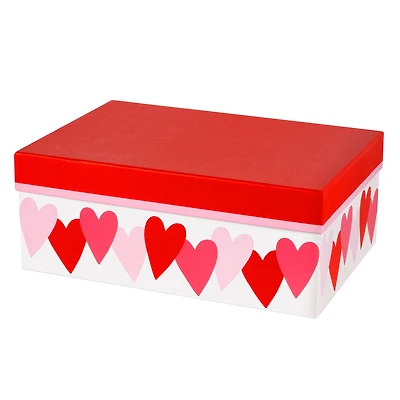 Red & White Hearts Photo Box by Simply Tidy™