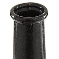 Black Porcelain Eclectic Vase, 18" x 6" x 6"