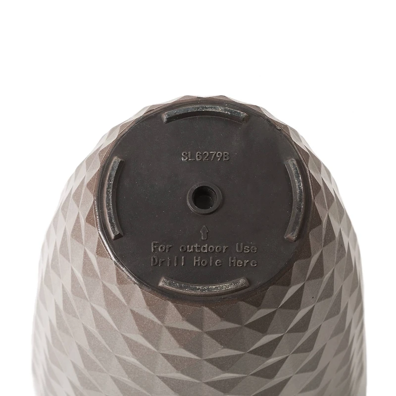 Glitzhome® 19.7" Eco-Friendly Oversized Faux Ceramic Pot Planters, 2ct.