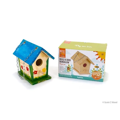 Toysmith Beetle & Bee Build a Bird Bungalow™ DIY Birdhouse Activity Kit
