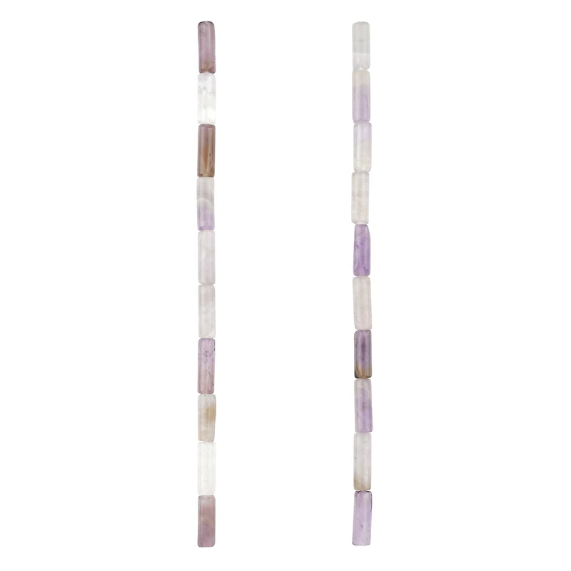 Amethyst Tube Beads, 13mm by Bead Landing™