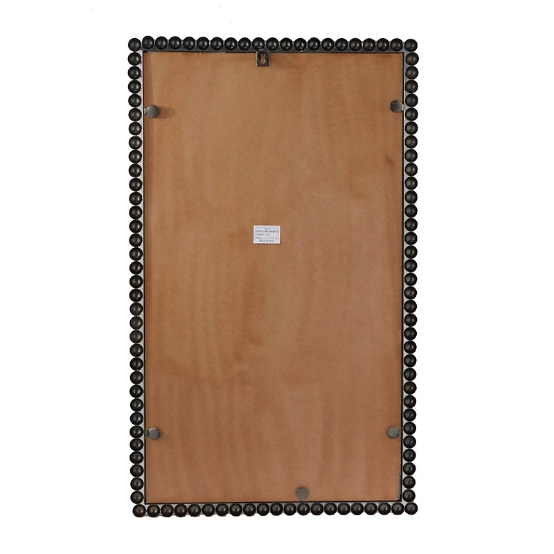 CosmoLiving by Cosmopolitan 40" Beaded Metal Wall Mirror