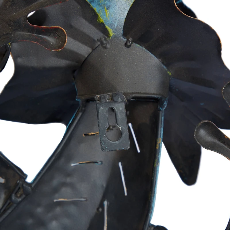 Green Metal Eclectic Wall Decor, 28" x 5"