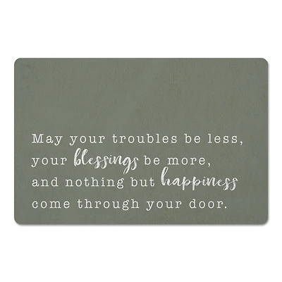 18" x 27" Sage May You Blessings be More Floor Mat