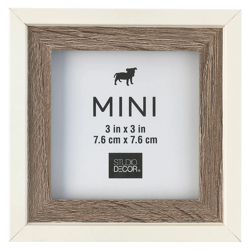 Gray & White Mini Frame by Studio Décor®