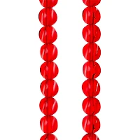 Ruby Cut Glass Round Beads, 10mm by Bead Landing™