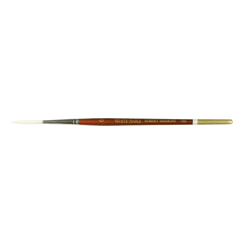 Robert Simmons White Sable Short Handle Script Brush