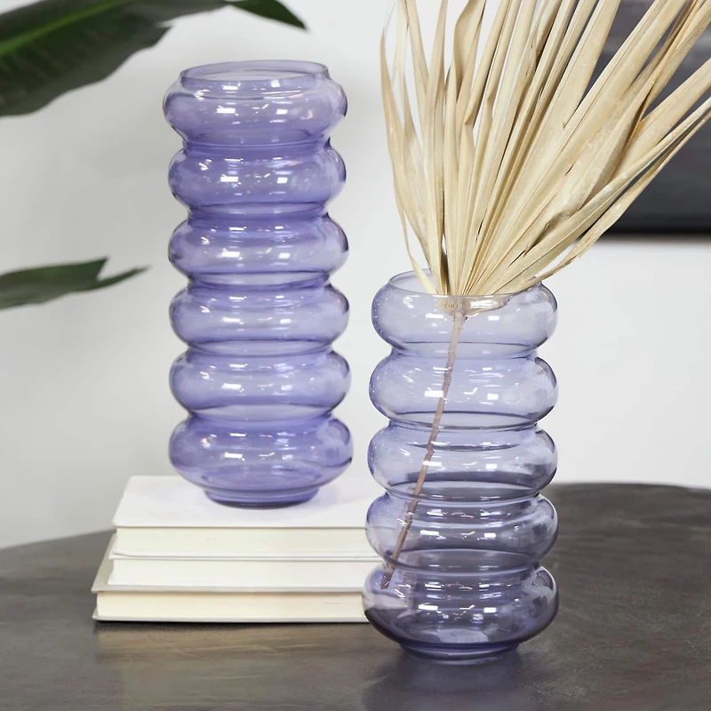 Glass Bubble Vase Set