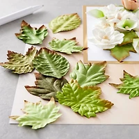 Green Paper Leaf Embellishment Set by Recollections™