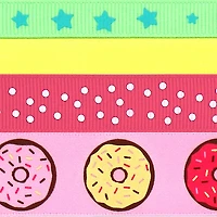 Gwen Studios Donuts Printed Ribbon Pack