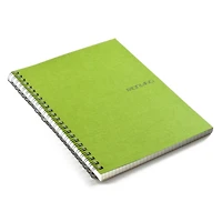 Fabriano® EcoQua Lime Spiral Blank Notebook, 5.83" x 8.27"