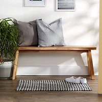 DII® French Blue Recycled Cotton Loop Rug, 2ft. x 3ft.