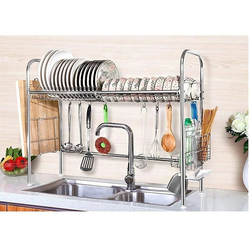 NEX™ Stainless Steel Single Layer Adjustable Dish Rack