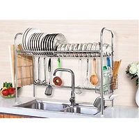 NEX™ Stainless Steel Single Layer Adjustable Dish Rack