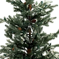 4 Pack 4.5" Clear DIY Plastic Teardrop Ornaments by Make Market®