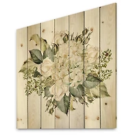 Designart - Beautiful Bouquet With Hudrangea and Roses