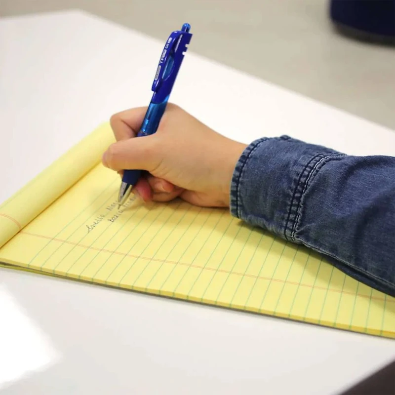 BAZIC Products® 9" x 12" Canary Perforated Writing Pads, 12ct