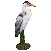 Design Toscano 18" Gray Heron Coastal Bird Statue, 2ct.