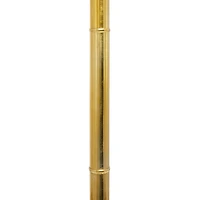 The Novogratz Gold Aluminum Contemporary Coat Rack, 69" x 15" x 15"