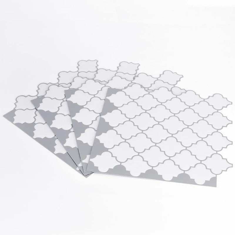 InHome Quatrefoil Peel & Stick Backsplash Tiles