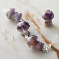 Amethyst Mushroom Beads, 20mm by Bead Landing™