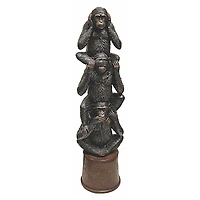 Design Toscano® 47" Hear No Evil, See No Evil, Speak No Evil Grand-Scale Sculpture