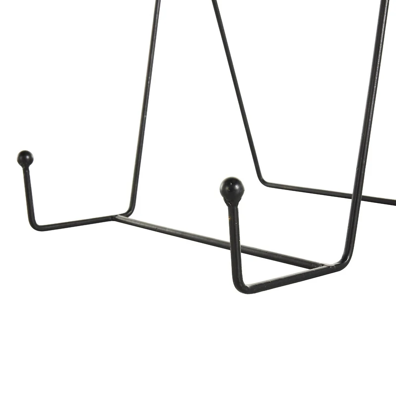 Black Metal Wide Triangle Display Easel Set
