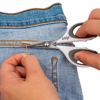 SINGER® 4" Gray Comfort Grip Craft Scissors