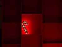 16" Holiday Candy Cane Ekko Light Display