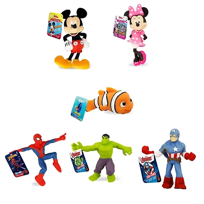 Assorted Ja-Ru® Stretchable Life-Life Figurine