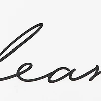 Artsy Mats Clean Script White Stone Non-Slip Bath Mat