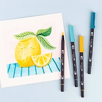 Tombow Lemon Squeezy Dual Brush Pen Set