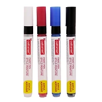 6 Packs: 4 ct. (24 total) 1.2mm Basic Permanent Paint Pen Set by Craft Smart®