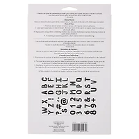 3" Bold Letters Alphabet Stencils by Craft Smart®