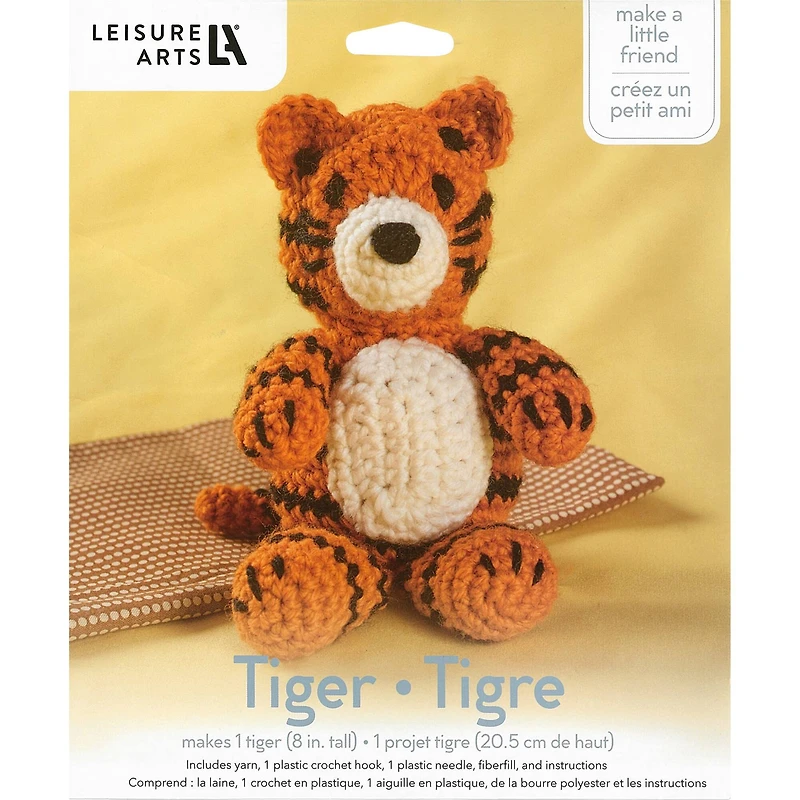 Leisure Arts® Tiger Crochet Friend Kit