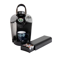Mind Reader Black Compact Single Serve Coffee Pod Holder Coffee Station and Pod Capsule Storage Organizer