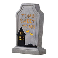 Mr. Halloween 10" Ceramic LED Tomb Sweet Tomb Tombstone
