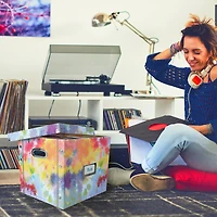 12" Snap-N-Store Tie Dye Vinyl Record Storage Box