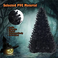 7.5ft. Unlit Black Artificial Christmas Tree