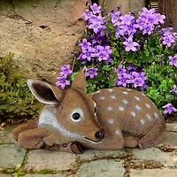 Design Toscano 13" Hershel the Forest Fawn Baby Deer Statue