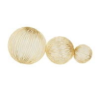 Gold Iron Glam Abstract Sculpture