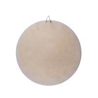 18" Whitewashed Round Plaque by Make Market®
