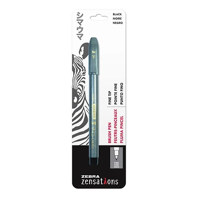 Zebra Zensations™ Black Brush Pen
