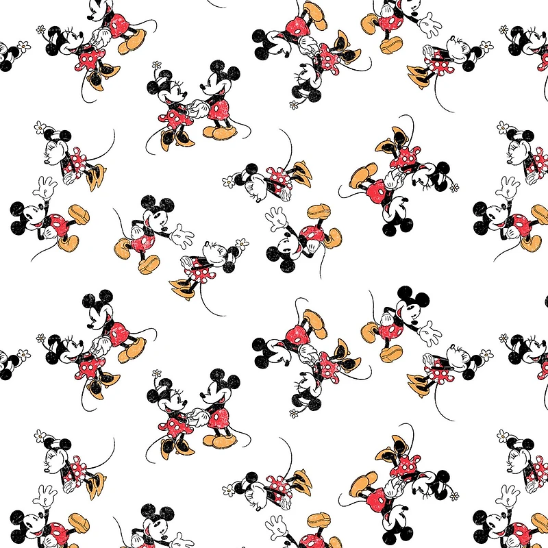 Springs Creative Disney® Mickey & Minnie Mouse Scatter Cotton Fabric