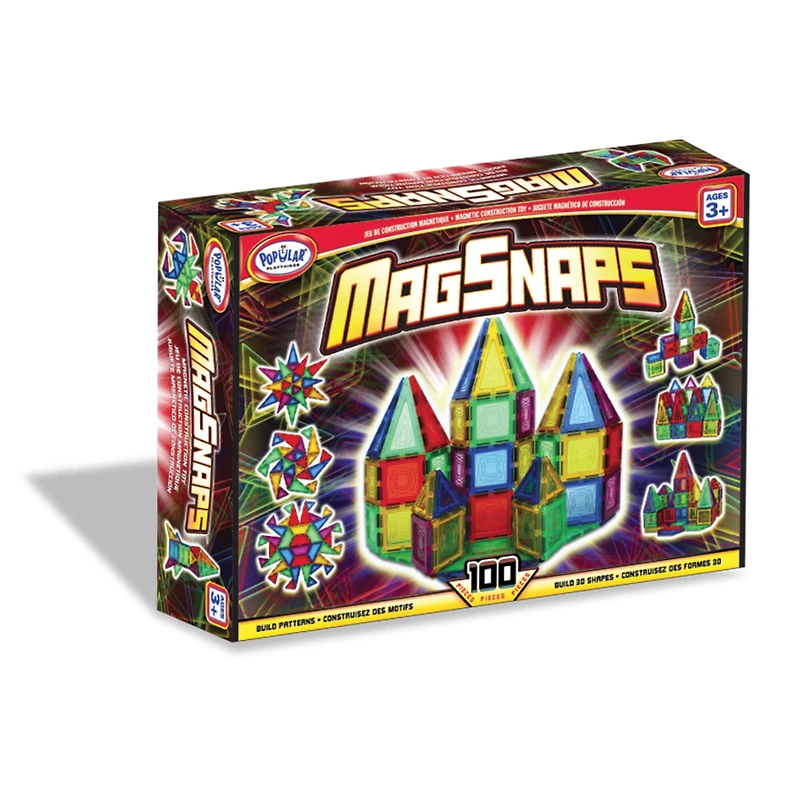 MagSnaps 100-Piece Magnetic Construction Set