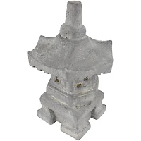 20" Solar Powered LED Pagoda Outdoor Garden Statue