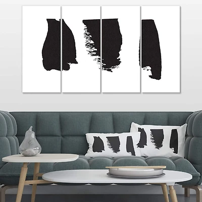 Designart - Black and White Geometric Company II