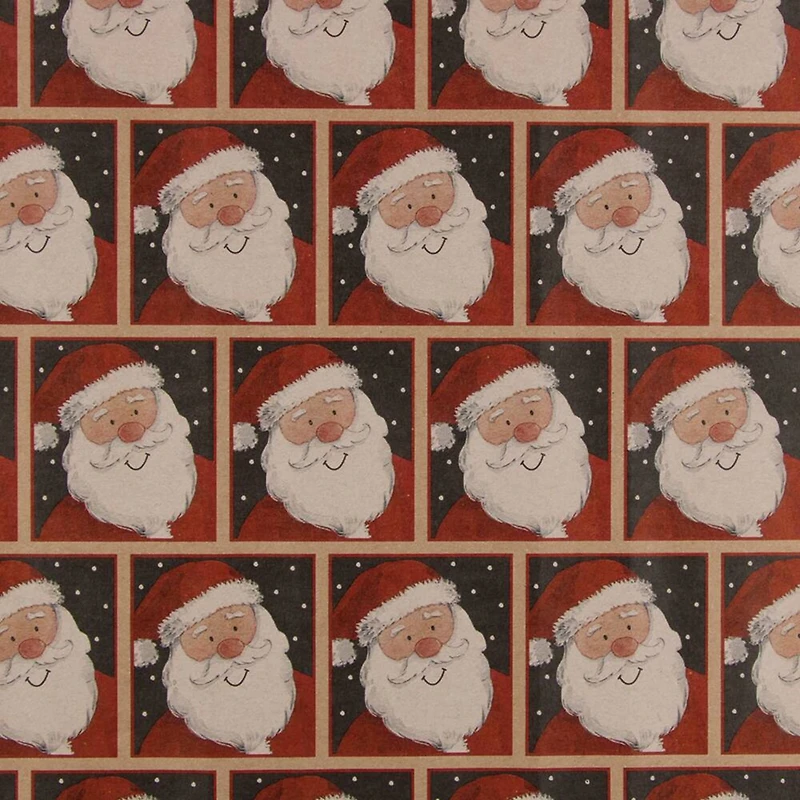 JAM Paper Kids Kraft Christmas Gift Wrap Set, 5ct.